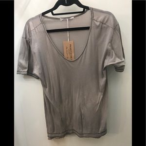 Project Social Seamed High Low Scoop Tee